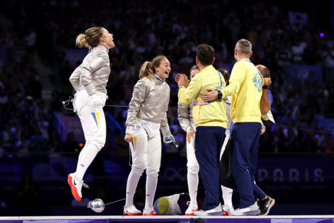 ВІДЕО. Шалені емоції Харлан і Ко після перемоги у золотому фіналі ОІ-2024