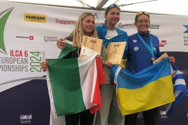 Вітрильний спорт. Шаповалова стала чемпіонкою Європи серед юніорів