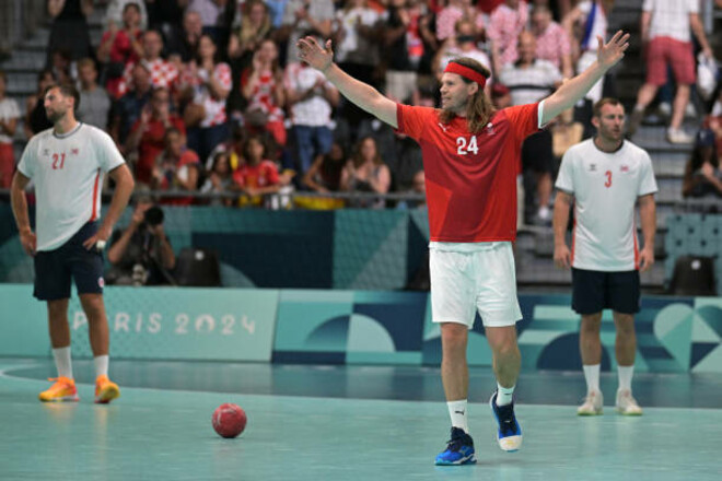 Дания крупно обыграла Норвегию в мужском гандбольном турнире на ОИ