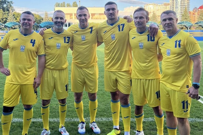 Шевченко, Ребров и Усик приняли участие в благотворительном матче