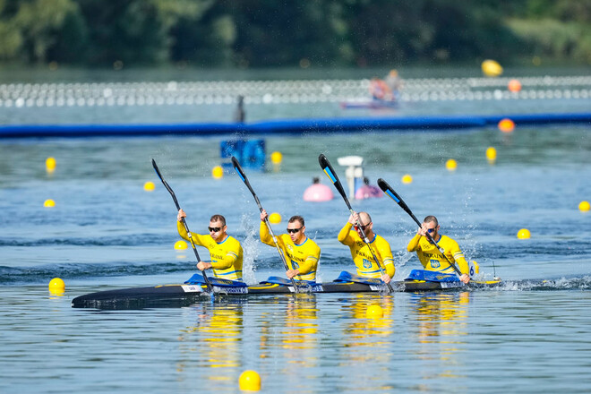 Веслування. Українці вийшли до півфіналу Олімпіади-2024 у байдарці-четвірці