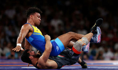 ФОТО. Лицо и эмоции Беленюка после поражения в полуфинале ОИ-2024