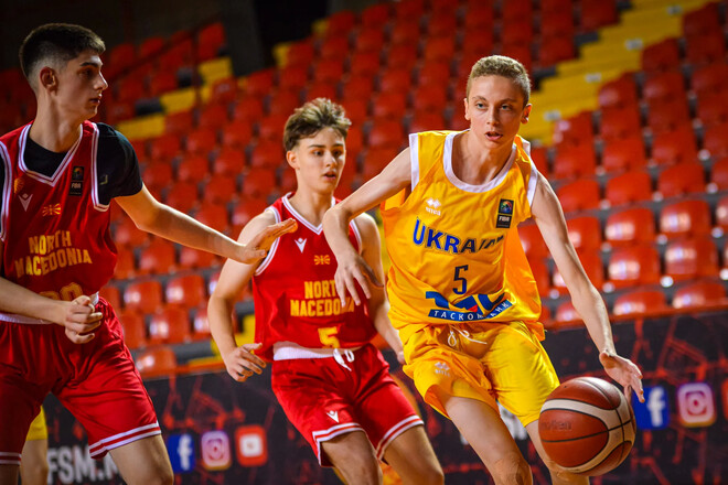 Україна U-16 програла Північній Македонії U-16 на старті Євробаскету-2024