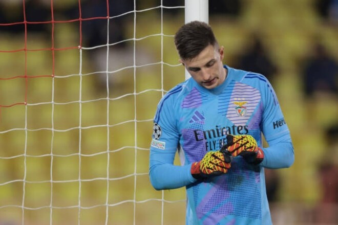 Тренер Бенфіки розповів, чи може Трубін втратити місце першого воротаря