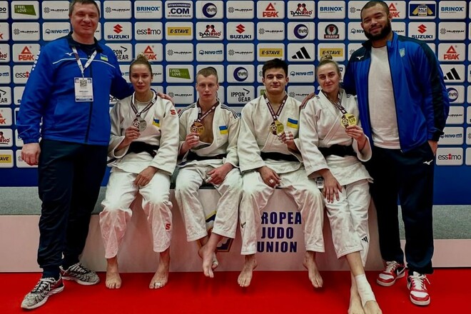 Украинские дзюдоисты взяли 7 медалей на Кубке Европы в Любляне