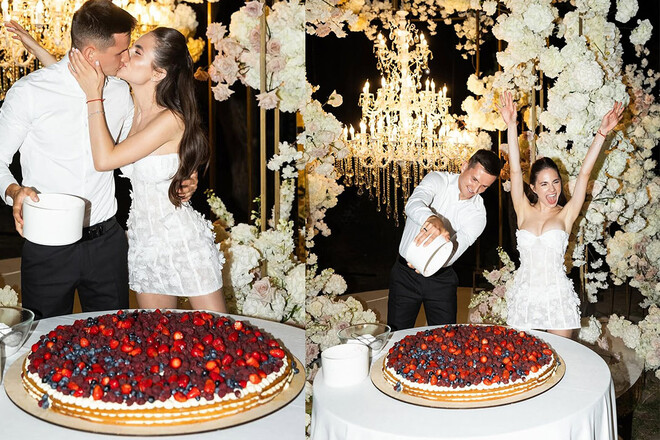 Роскошная свадьба. Футболист Шахтера и его избранница поделились фото