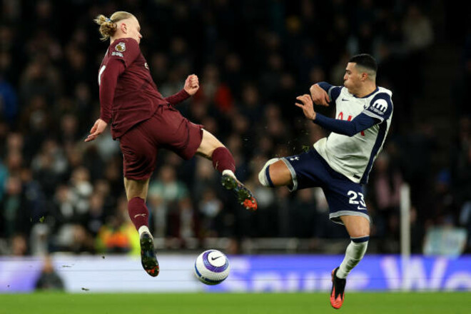 Все вирішив гол Холанда. Манчестер Сіті переміг у Лондоні Тоттенгем