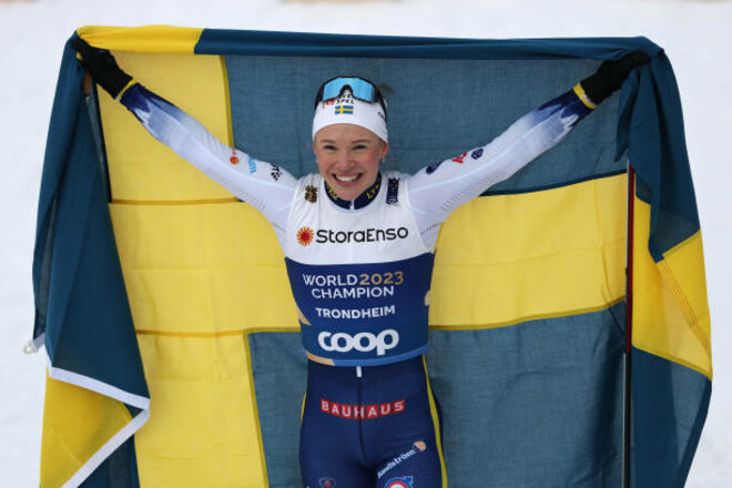 ЧМ по лыжным гонкам. Никаких проблем. Сундлинг уверенно выиграла спринт