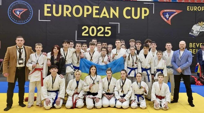 16 медалей. Украинцы успешно выступили в Кубке Европы по джиу-джитсу