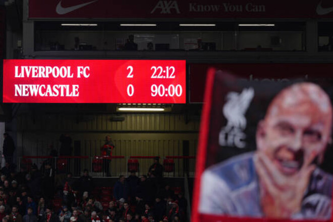 Ливерпуль забивает 2+ гола в 18 матчах подряд на Энфилде во всех турнирах