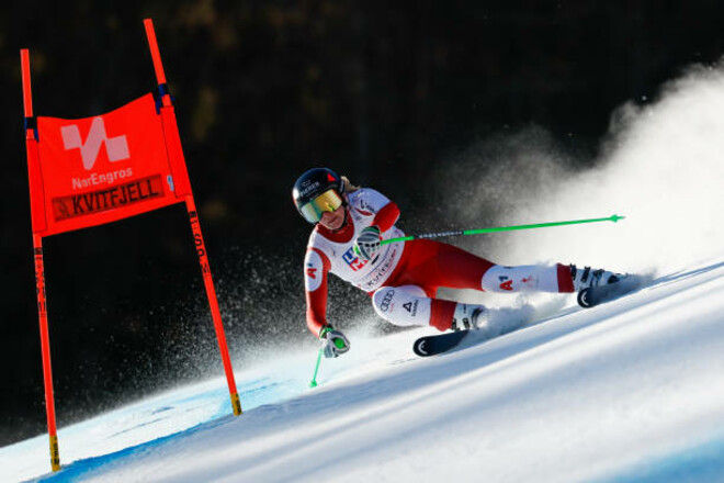 Гірські лижі. Бріньоне поза подіумом, Хюттер виграла швидкісний спуск