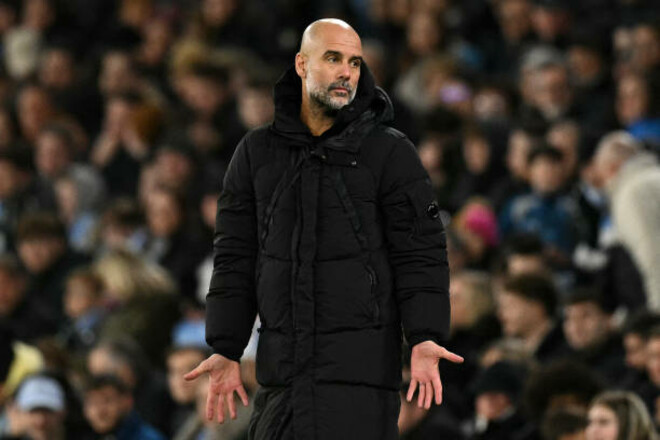 ФОТО. Реакция и эмоции Гвардиолы после гола Таловерова в ворота Ман Сити