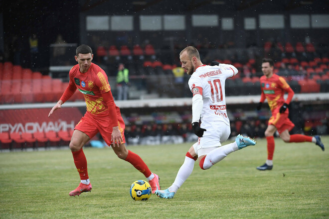 Хомченовский провел 250-й матч в чемпионатах Украины