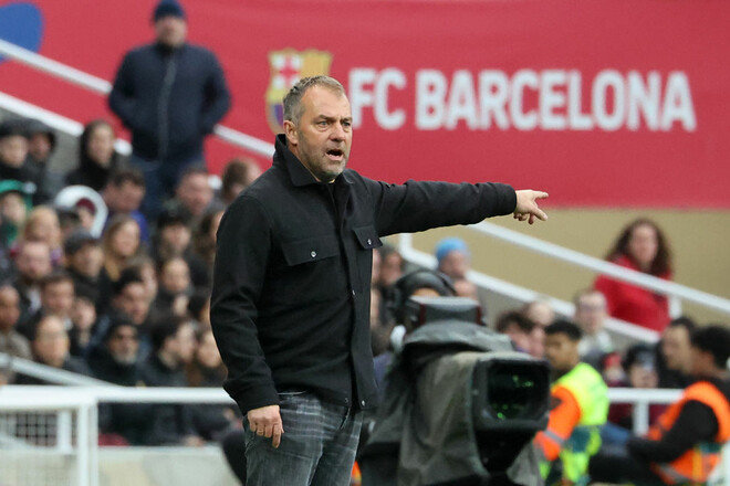 Ханси Флик прокомментировал разгромную победу Барселоны