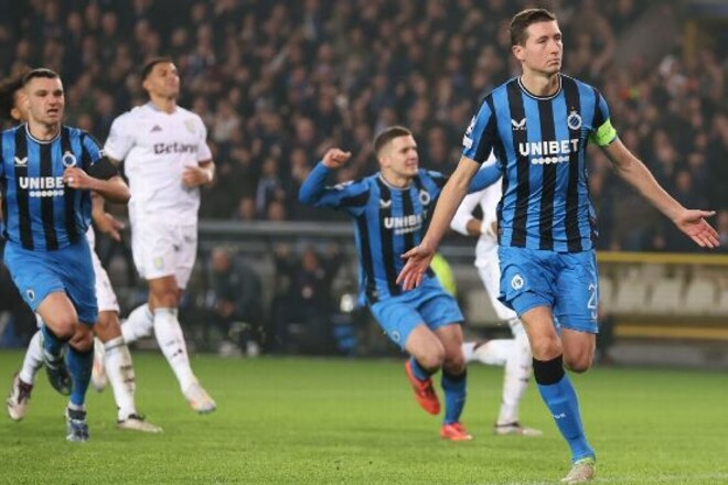 Брюгге – Астон Вілла. Дивитись онлайн. LIVE трансляція