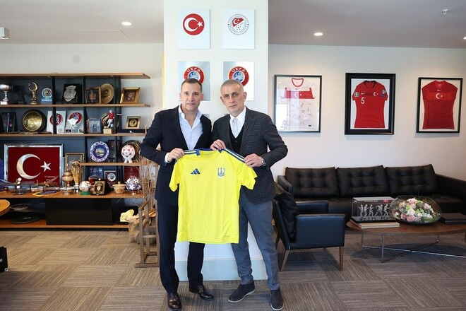 ФОТО. Шевченко встретился с президентом Турецкой футбольной федерации