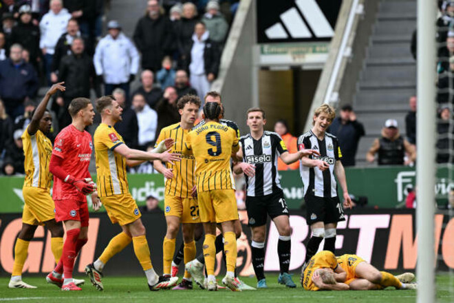 Ньюкасл – Брайтон – 1:2. Велбек забивает в овертайме. Видео голов и обзор