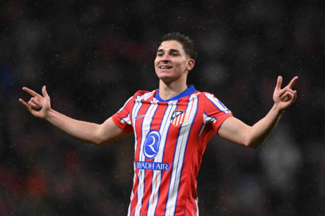Альварес сравнялся с Суаресом по голам в первом сезоне в составе Атлетико