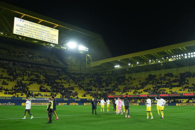 ОФИЦИАЛЬНО. Матч Вильярреала и Эспаньола перенесен из-за угрозы наводнения
