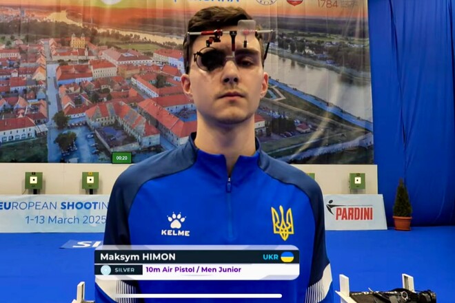 Два серебра. Украинцы успешно начали юниорский ЧЕ-2025 по пулевой стрельбе