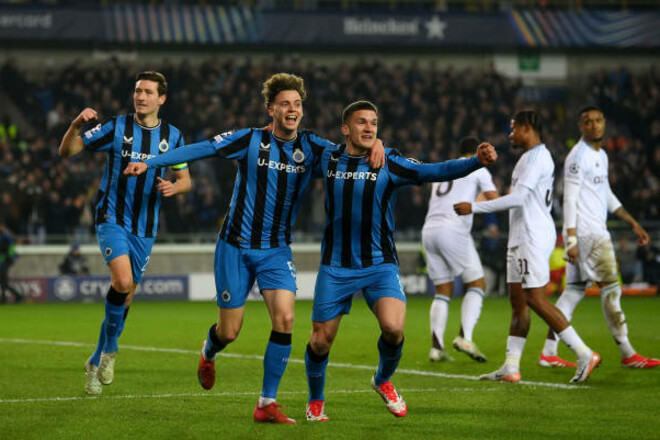 ВИДЕО. Веселье в Бельгии. Брюгге сравнял счет в матче с Астон Виллой