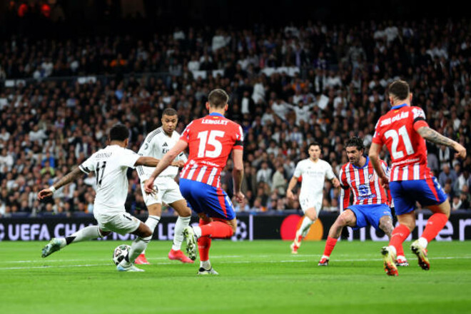 ВІДЕО. Родріго забив для Реала швидкий гол у мадридському дербі у ЛЧ