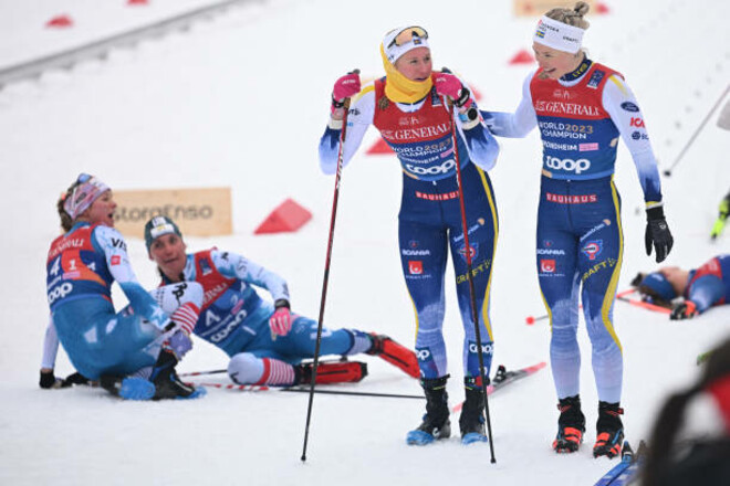 ЧМ по лыжным гонкам. Швеция в четвертый раз победила в командном спринте