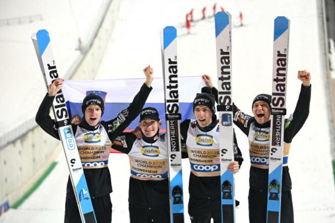 ЧС зі стрибків з трампліну. Словенія здобула золото в командному турнірі