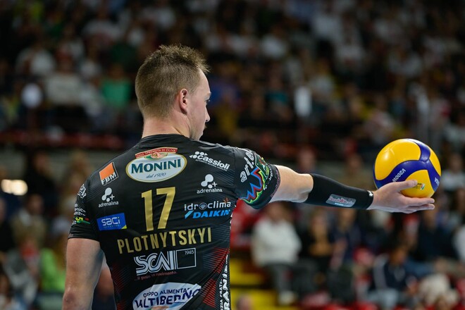 Олег Плотницкий – лучший эйсмен итальянской Суперлиги