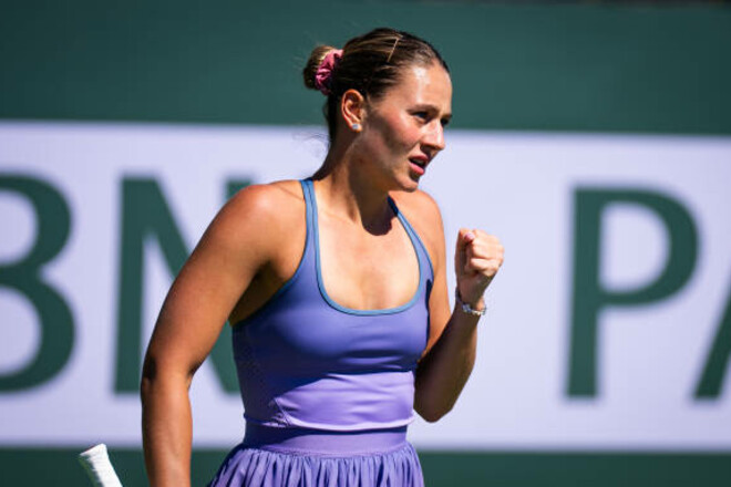 ФОТО. Принцесса! Костюк покорила Индиан-Уэллс своей фиолетовой формой