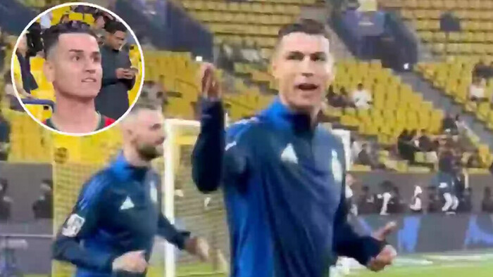 ВИДЕО. Футбольные фанаты возмущены поведением Роналду. Вот что случилось