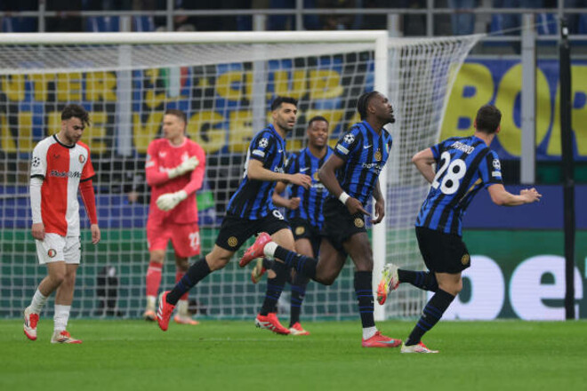 Неррадзурі – в 1/4 фіналу. Інтер вдома здолав Феєнорд