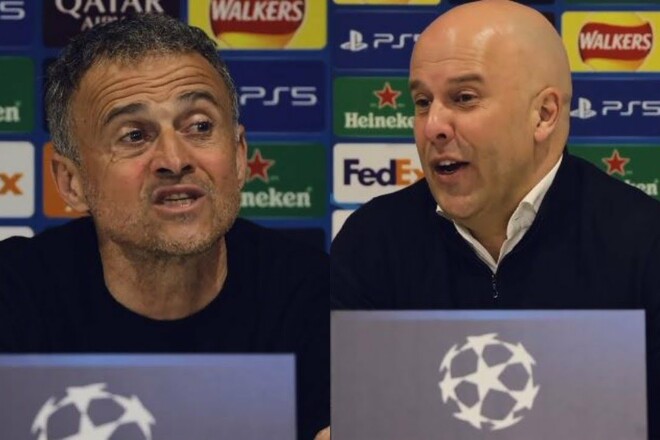 ВИДЕО. Реакция Энрике и Слота после серии пенальти Ливерпуль – ПСЖ