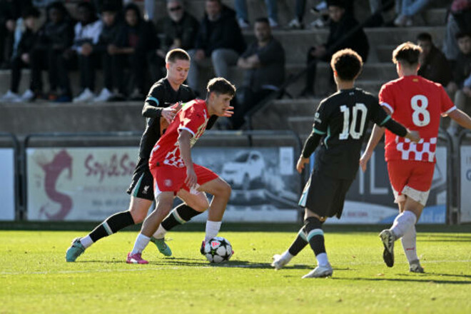 Жирона U-19 – Ліверпуль U-19 – 2:2. Два пенальті та вилучення. Відео голів