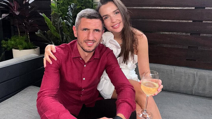 ФОТО. Вот как жена Кривцова поздравила футболиста с днём рождения