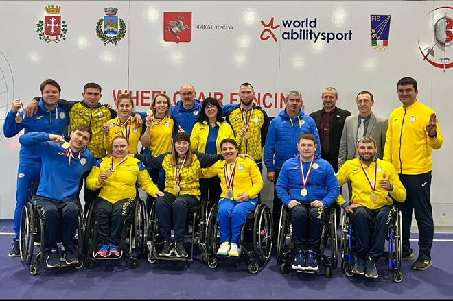 Украинские пара-фехтовальщики выиграли соревнования в итальянской Пизе