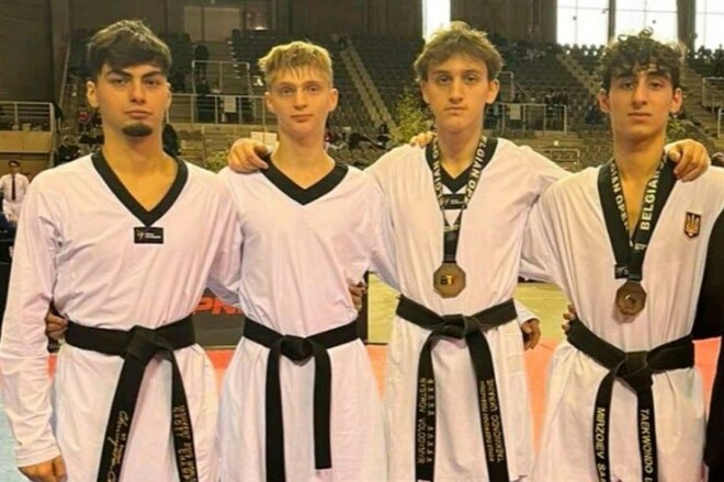 Две бронзы взяли украинцы на соревнованиях по тхэквондо в Бельгии