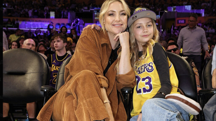 ФОТО. Американская модель и актриса Кейт Хадсон болеет за Лейкерс