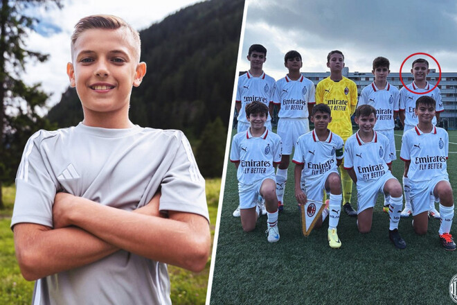 Юный украинский форвард Милана сделал хет-трик в дерби против Интера