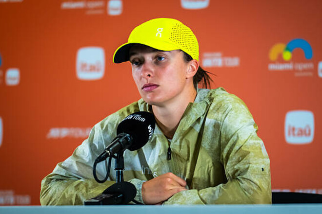 Свьонтек пояснила, чому зазнала фіаско у чвертьфіналі турніру в Маямі