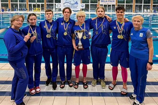 Три рекорда. Украинцы взяли 9 медалей на этапе КМ по подводному плаванию