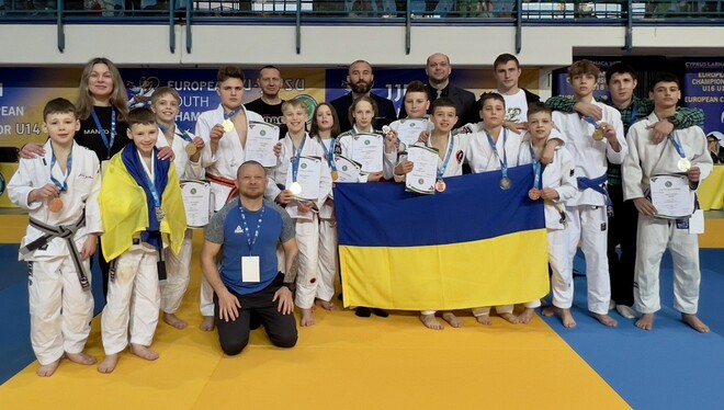 Украинцы завоевали 25 медалей на юниорском чемпионате Европы по джиу-джитсу