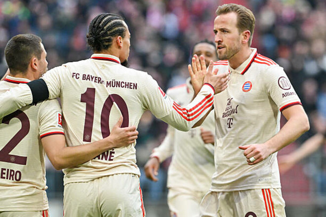Дубль Сане, 1+1 Кейна. Бавария идет к чемпионскому титулу