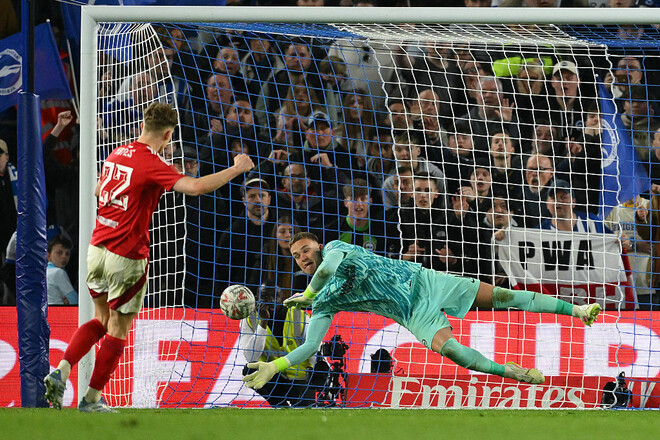 Брайтон – Ноттінгем – 0:0 (пен – 3:4). Лотерея за лісниками. Огляд матчу