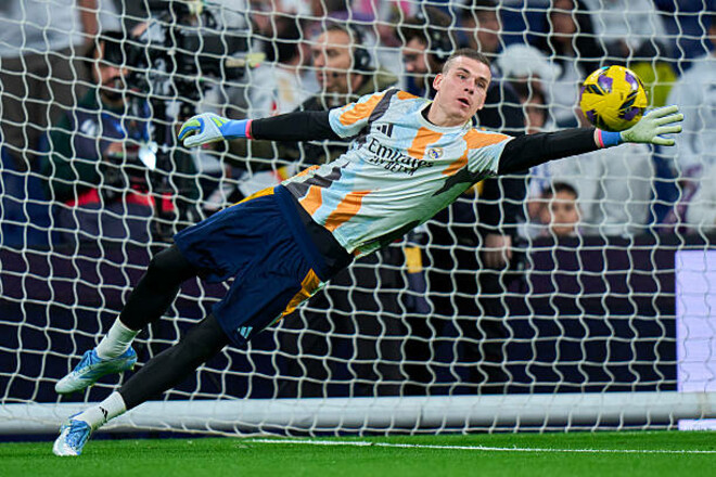 «Я бы хотел, прежде всего...». Лунин прокомментировал матч с Леганесом