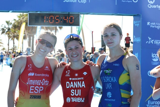 Украинка завоевала бронзу на этапе Кубка Европы по триатлону