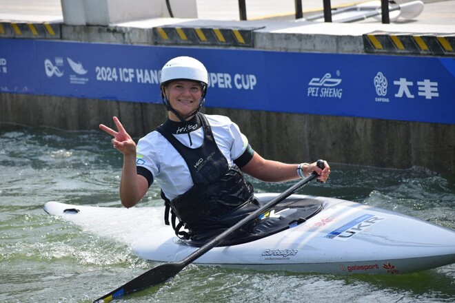 Гребной слалом. Виктория Ус взяла две бронзы на соревнованиях во Франции