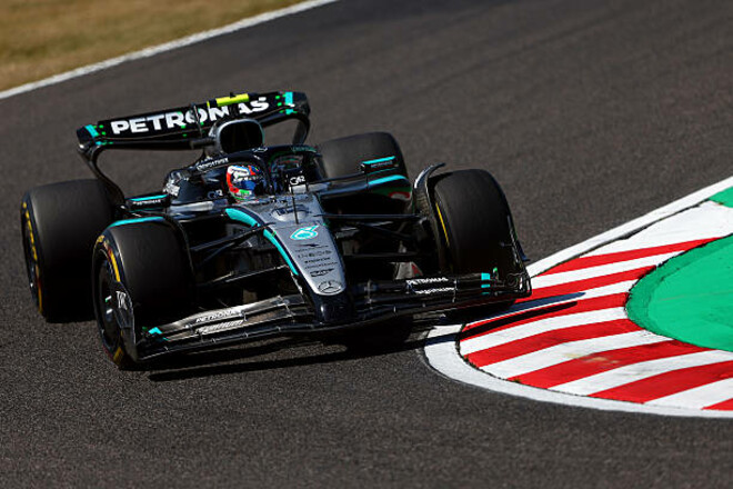 100 евро штрафа от Ф1. Новичок Мерседес получил наказание после практики