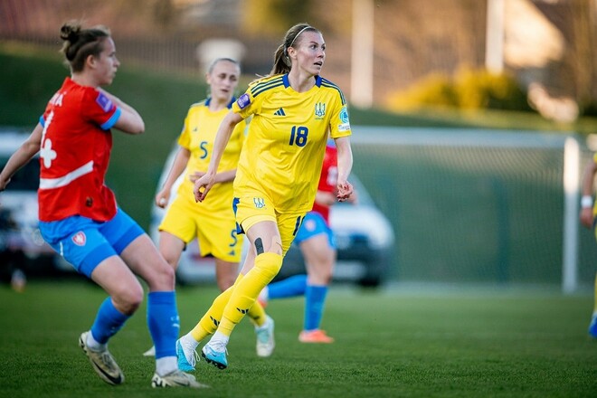 ФОТО. Третя перемога. Збірна України переграла Чехію у жіночій Лізі націй