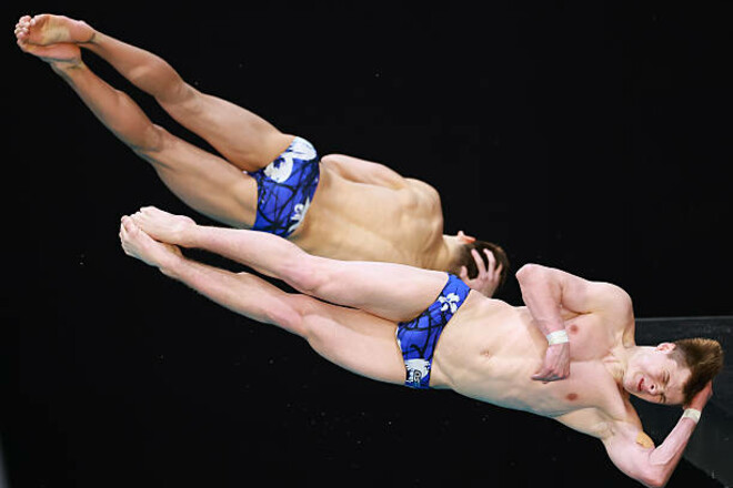 Середа і Гриценко посіли 5 місце у синхронних стрибках на етапі Кубка світу